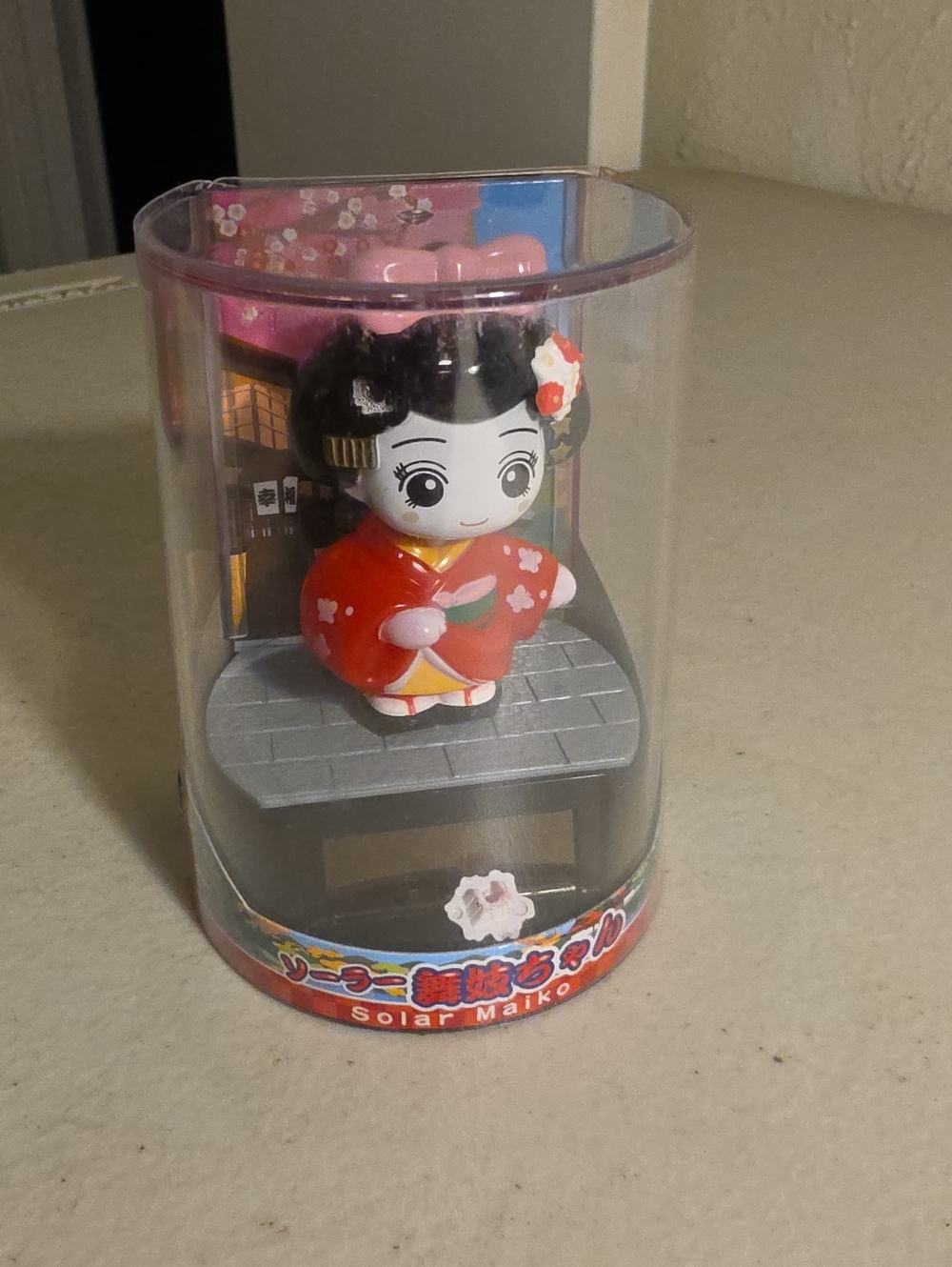 SANTA CO., LTD. Solar Maiko Figurine Red & Black